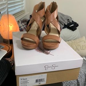 Beautiful tan wedges for any occasion